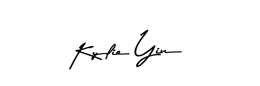 The best way (Asem Kandis PERSONAL USE) to make a short signature is to pick only two or three words in your name. The name Kylie Yin include a total of six letters. For converting this name. Kylie Yin signature style 9 images and pictures png