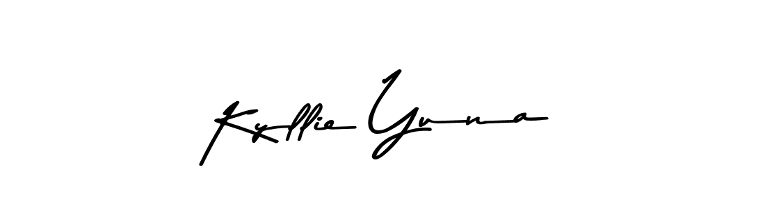 Asem Kandis PERSONAL USE is a professional signature style that is perfect for those who want to add a touch of class to their signature. It is also a great choice for those who want to make their signature more unique. Get Kyllie Yuna name to fancy signature for free. Kyllie Yuna signature style 9 images and pictures png