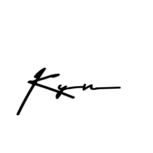 Also You can easily find your signature by using the search form. We will create Kyn name handwritten signature images for you free of cost using Asem Kandis PERSONAL USE sign style. Kyn signature style 9 images and pictures png