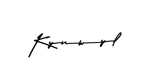 Make a beautiful signature design for name Kynwyl. With this signature (Asem Kandis PERSONAL USE) style, you can create a handwritten signature for free. Kynwyl signature style 9 images and pictures png