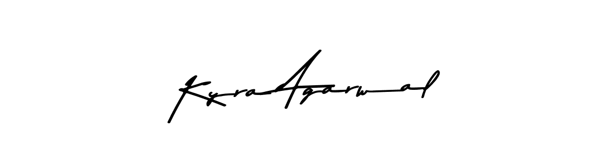 Similarly Asem Kandis PERSONAL USE is the best handwritten signature design. Signature creator online .You can use it as an online autograph creator for name Kyra Agarwal. Kyra Agarwal signature style 9 images and pictures png