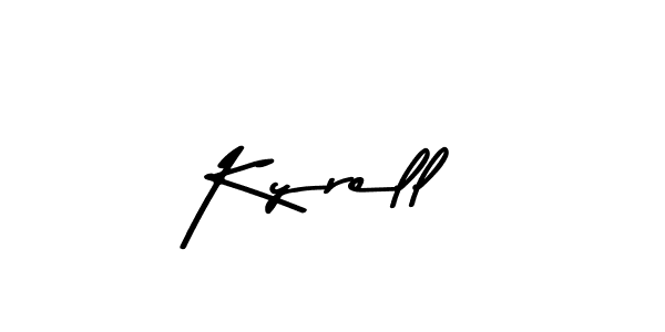 Asem Kandis PERSONAL USE is a professional signature style that is perfect for those who want to add a touch of class to their signature. It is also a great choice for those who want to make their signature more unique. Get Kyrell name to fancy signature for free. Kyrell signature style 9 images and pictures png