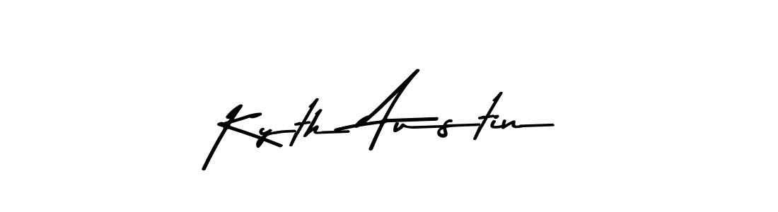 This is the best signature style for the Kyth Austin name. Also you like these signature font (Asem Kandis PERSONAL USE). Mix name signature. Kyth Austin signature style 9 images and pictures png