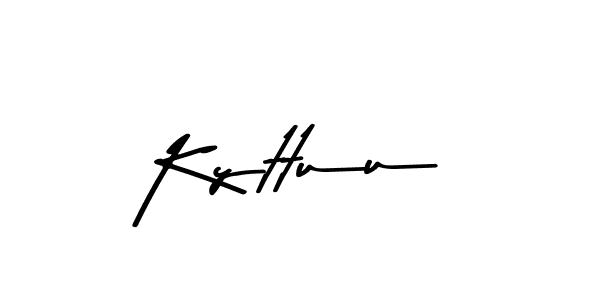 This is the best signature style for the Kyttuu name. Also you like these signature font (Asem Kandis PERSONAL USE). Mix name signature. Kyttuu signature style 9 images and pictures png