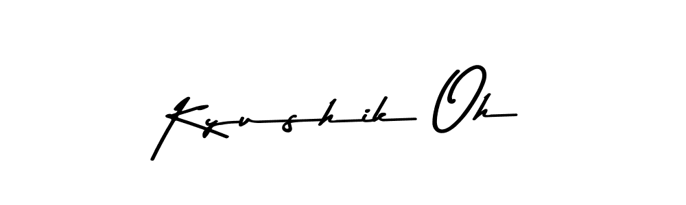 This is the best signature style for the Kyushik Oh name. Also you like these signature font (Asem Kandis PERSONAL USE). Mix name signature. Kyushik Oh signature style 9 images and pictures png