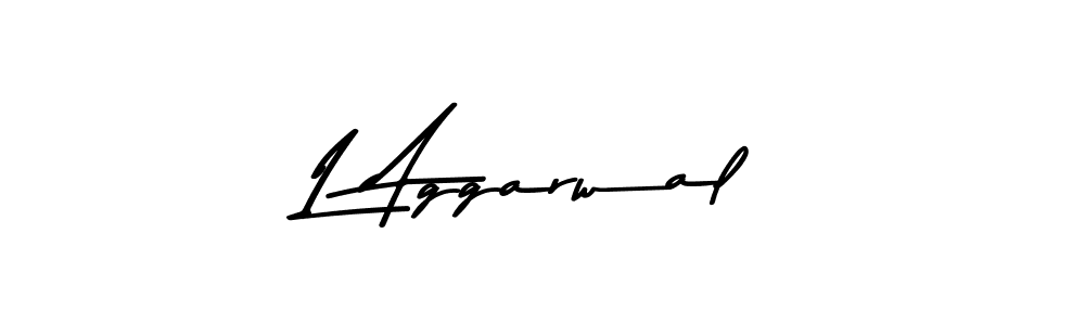 L Aggarwal stylish signature style. Best Handwritten Sign (Asem Kandis PERSONAL USE) for my name. Handwritten Signature Collection Ideas for my name L Aggarwal. L Aggarwal signature style 9 images and pictures png