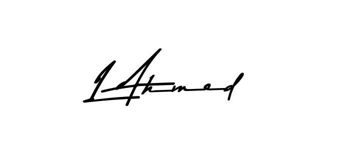 Best and Professional Signature Style for L Ahmed. Asem Kandis PERSONAL USE Best Signature Style Collection. L Ahmed signature style 9 images and pictures png