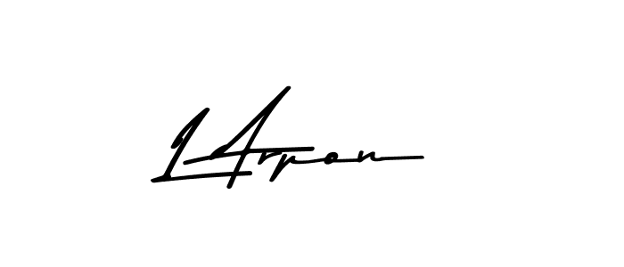 Make a beautiful signature design for name L Arpon. Use this online signature maker to create a handwritten signature for free. L Arpon signature style 9 images and pictures png