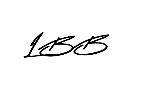 L B B stylish signature style. Best Handwritten Sign (Asem Kandis PERSONAL USE) for my name. Handwritten Signature Collection Ideas for my name L B B. L B B signature style 9 images and pictures png