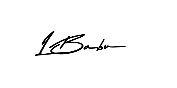 if you are searching for the best signature style for your name L Babu. so please give up your signature search. here we have designed multiple signature styles  using Asem Kandis PERSONAL USE. L Babu signature style 9 images and pictures png