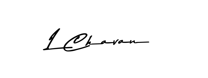 The best way (Asem Kandis PERSONAL USE) to make a short signature is to pick only two or three words in your name. The name L Chavan include a total of six letters. For converting this name. L Chavan signature style 9 images and pictures png