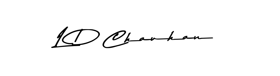 Design your own signature with our free online signature maker. With this signature software, you can create a handwritten (Asem Kandis PERSONAL USE) signature for name L D Chauhan. L D Chauhan signature style 9 images and pictures png