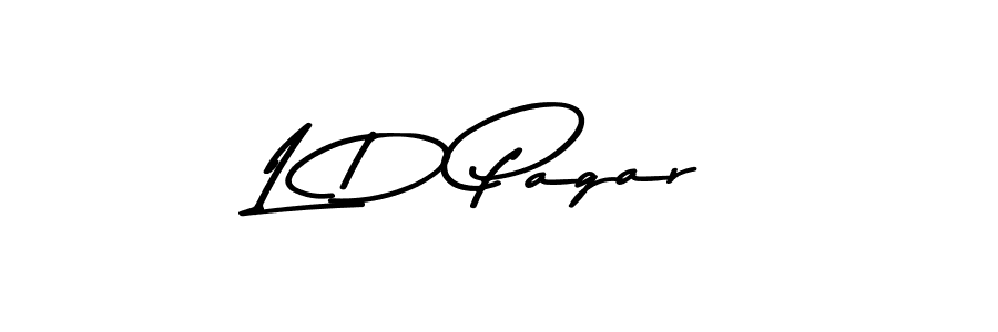 Here are the top 10 professional signature styles for the name L D Pagar. These are the best autograph styles you can use for your name. L D Pagar signature style 9 images and pictures png