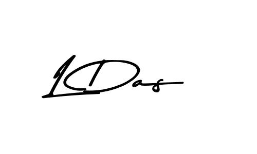 Use a signature maker to create a handwritten signature online. With this signature software, you can design (Asem Kandis PERSONAL USE) your own signature for name L Das. L Das signature style 9 images and pictures png
