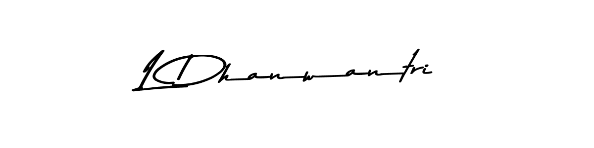 Make a beautiful signature design for name L Dhanwantri. Use this online signature maker to create a handwritten signature for free. L Dhanwantri signature style 9 images and pictures png