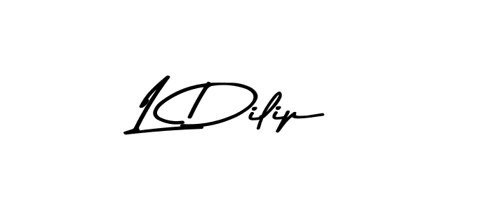 How to Draw L Dilip signature style? Asem Kandis PERSONAL USE is a latest design signature styles for name L Dilip. L Dilip signature style 9 images and pictures png