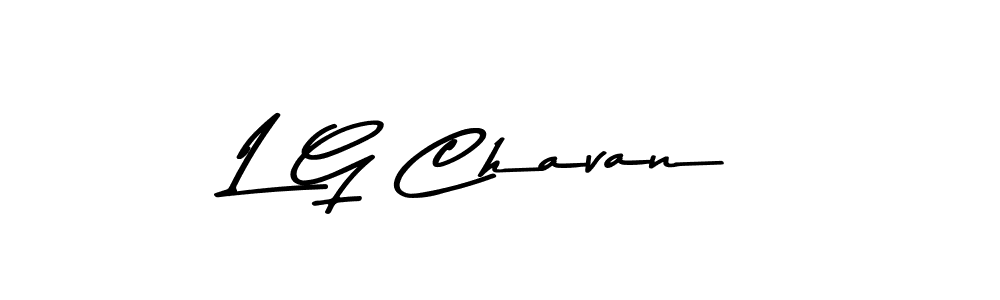 Design your own signature with our free online signature maker. With this signature software, you can create a handwritten (Asem Kandis PERSONAL USE) signature for name L G Chavan. L G Chavan signature style 9 images and pictures png