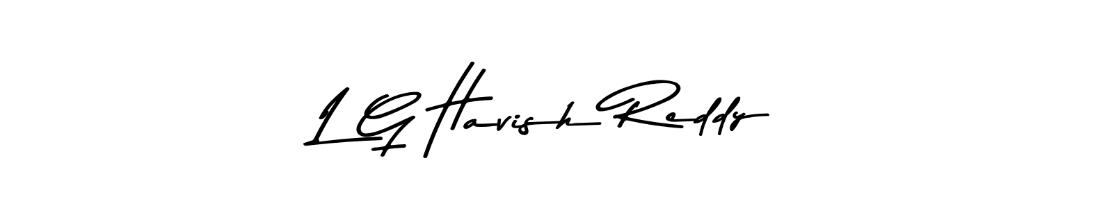 You should practise on your own different ways (Asem Kandis PERSONAL USE) to write your name (L G Havish Reddy) in signature. don't let someone else do it for you. L G Havish Reddy signature style 9 images and pictures png