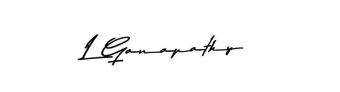 Similarly Asem Kandis PERSONAL USE is the best handwritten signature design. Signature creator online .You can use it as an online autograph creator for name L Ganapathy. L Ganapathy signature style 9 images and pictures png