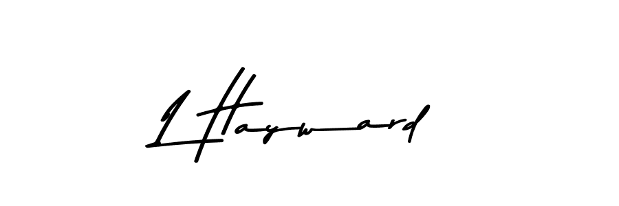 Design your own signature with our free online signature maker. With this signature software, you can create a handwritten (Asem Kandis PERSONAL USE) signature for name L Hayward. L Hayward signature style 9 images and pictures png