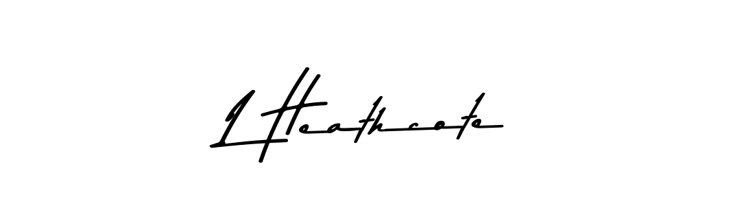 Similarly Asem Kandis PERSONAL USE is the best handwritten signature design. Signature creator online .You can use it as an online autograph creator for name L Heathcote. L Heathcote signature style 9 images and pictures png