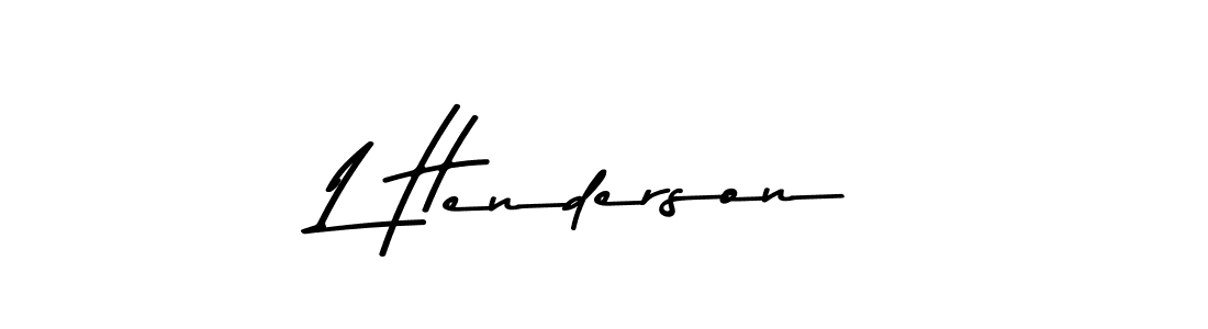 Also You can easily find your signature by using the search form. We will create L Henderson name handwritten signature images for you free of cost using Asem Kandis PERSONAL USE sign style. L Henderson signature style 9 images and pictures png