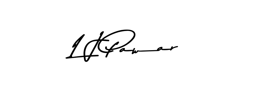 The best way (Asem Kandis PERSONAL USE) to make a short signature is to pick only two or three words in your name. The name L J Pawar include a total of six letters. For converting this name. L J Pawar signature style 9 images and pictures png