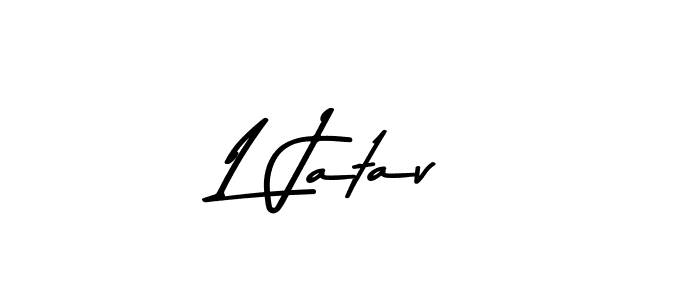 How to Draw L Jatav signature style? Asem Kandis PERSONAL USE is a latest design signature styles for name L Jatav. L Jatav signature style 9 images and pictures png