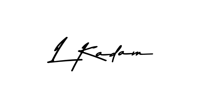 Make a beautiful signature design for name L Kadam. Use this online signature maker to create a handwritten signature for free. L Kadam signature style 9 images and pictures png