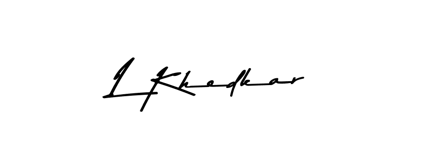 It looks lik you need a new signature style for name L Khedkar. Design unique handwritten (Asem Kandis PERSONAL USE) signature with our free signature maker in just a few clicks. L Khedkar signature style 9 images and pictures png