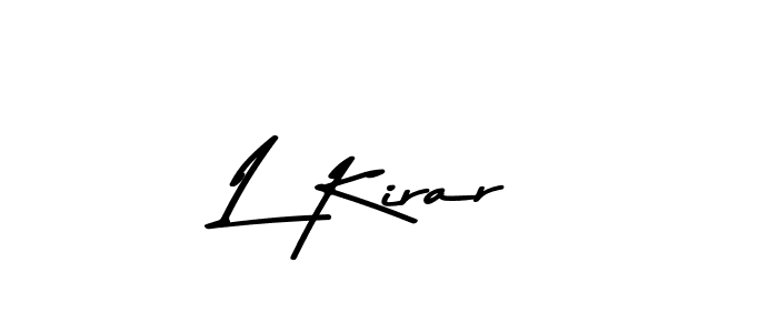 Asem Kandis PERSONAL USE is a professional signature style that is perfect for those who want to add a touch of class to their signature. It is also a great choice for those who want to make their signature more unique. Get L Kirar name to fancy signature for free. L Kirar signature style 9 images and pictures png