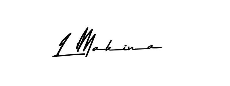 Once you've used our free online signature maker to create your best signature Asem Kandis PERSONAL USE style, it's time to enjoy all of the benefits that L Makina name signing documents. L Makina signature style 9 images and pictures png
