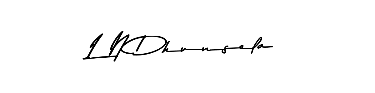 Also we have L N Dhunsela name is the best signature style. Create professional handwritten signature collection using Asem Kandis PERSONAL USE autograph style. L N Dhunsela signature style 9 images and pictures png