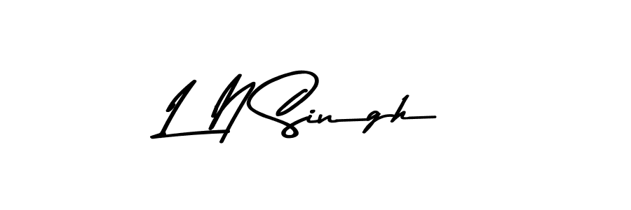 Use a signature maker to create a handwritten signature online. With this signature software, you can design (Asem Kandis PERSONAL USE) your own signature for name L N Singh. L N Singh signature style 9 images and pictures png