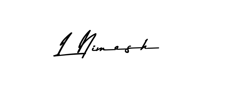 It looks lik you need a new signature style for name L Nimesh. Design unique handwritten (Asem Kandis PERSONAL USE) signature with our free signature maker in just a few clicks. L Nimesh signature style 9 images and pictures png