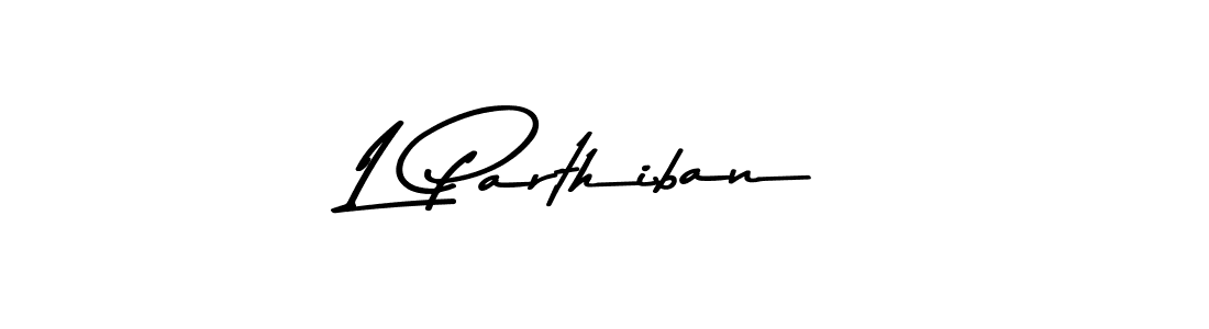 L Parthiban stylish signature style. Best Handwritten Sign (Asem Kandis PERSONAL USE) for my name. Handwritten Signature Collection Ideas for my name L Parthiban. L Parthiban signature style 9 images and pictures png