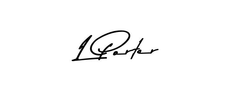 Best and Professional Signature Style for L Porter. Asem Kandis PERSONAL USE Best Signature Style Collection. L Porter signature style 9 images and pictures png