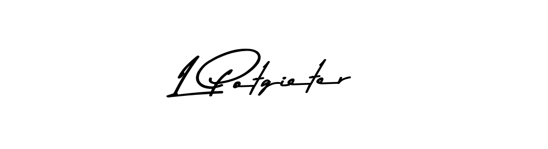 if you are searching for the best signature style for your name L Potgieter. so please give up your signature search. here we have designed multiple signature styles  using Asem Kandis PERSONAL USE. L Potgieter signature style 9 images and pictures png