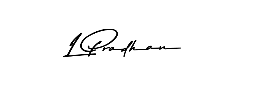 L Pradhan stylish signature style. Best Handwritten Sign (Asem Kandis PERSONAL USE) for my name. Handwritten Signature Collection Ideas for my name L Pradhan. L Pradhan signature style 9 images and pictures png