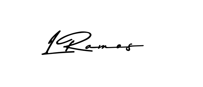 The best way (Asem Kandis PERSONAL USE) to make a short signature is to pick only two or three words in your name. The name L Ramos include a total of six letters. For converting this name. L Ramos signature style 9 images and pictures png