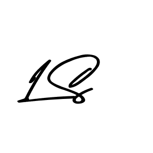 The best way (Asem Kandis PERSONAL USE) to make a short signature is to pick only two or three words in your name. The name L S include a total of six letters. For converting this name. L S signature style 9 images and pictures png