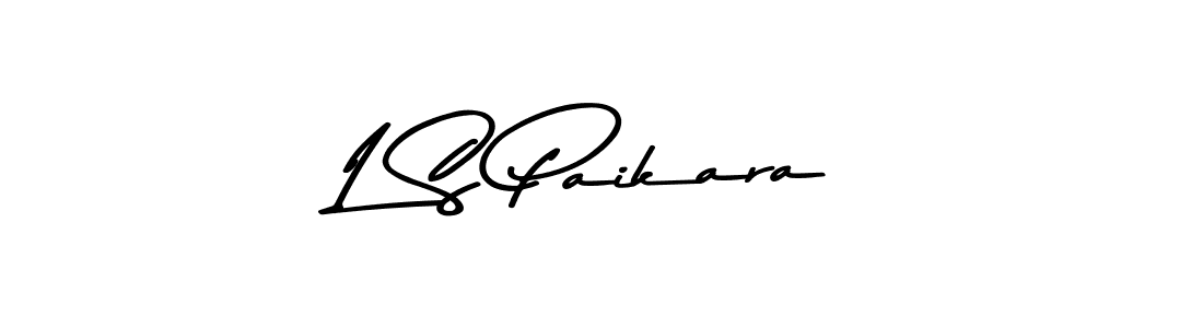 Use a signature maker to create a handwritten signature online. With this signature software, you can design (Asem Kandis PERSONAL USE) your own signature for name L S Paikara. L S Paikara signature style 9 images and pictures png