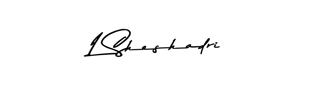 How to make L Sheshadri signature? Asem Kandis PERSONAL USE is a professional autograph style. Create handwritten signature for L Sheshadri name. L Sheshadri signature style 9 images and pictures png