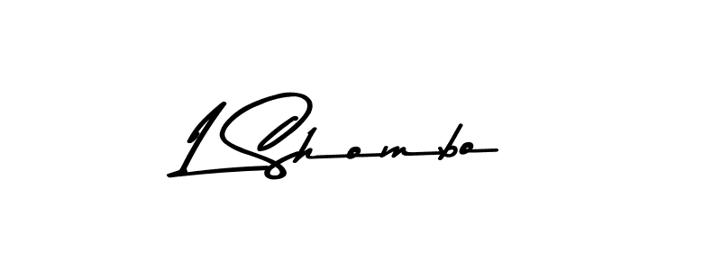 if you are searching for the best signature style for your name L Shombo. so please give up your signature search. here we have designed multiple signature styles  using Asem Kandis PERSONAL USE. L Shombo signature style 9 images and pictures png