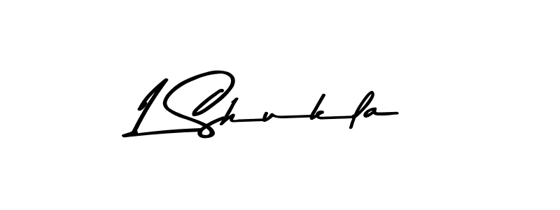 Make a beautiful signature design for name L Shukla. Use this online signature maker to create a handwritten signature for free. L Shukla signature style 9 images and pictures png