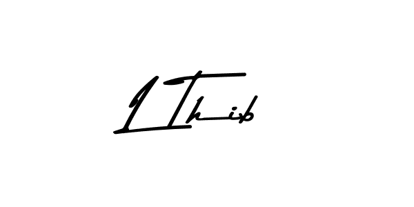 This is the best signature style for the L Thib name. Also you like these signature font (Asem Kandis PERSONAL USE). Mix name signature. L Thib signature style 9 images and pictures png