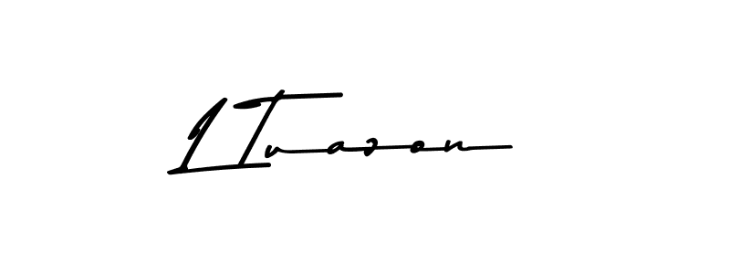 Use a signature maker to create a handwritten signature online. With this signature software, you can design (Asem Kandis PERSONAL USE) your own signature for name L Tuazon. L Tuazon signature style 9 images and pictures png