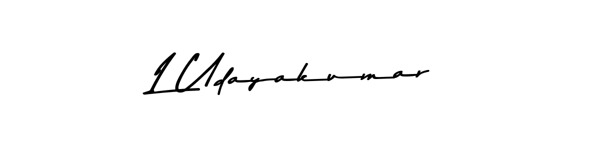 You should practise on your own different ways (Asem Kandis PERSONAL USE) to write your name (L Udayakumar) in signature. don't let someone else do it for you. L Udayakumar signature style 9 images and pictures png