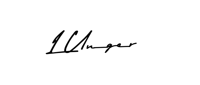 Also we have L Unger name is the best signature style. Create professional handwritten signature collection using Asem Kandis PERSONAL USE autograph style. L Unger signature style 9 images and pictures png