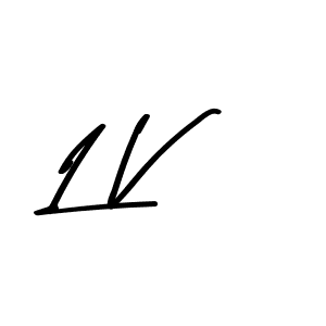How to make L V name signature. Use Asem Kandis PERSONAL USE style for creating short signs online. This is the latest handwritten sign. L V signature style 9 images and pictures png